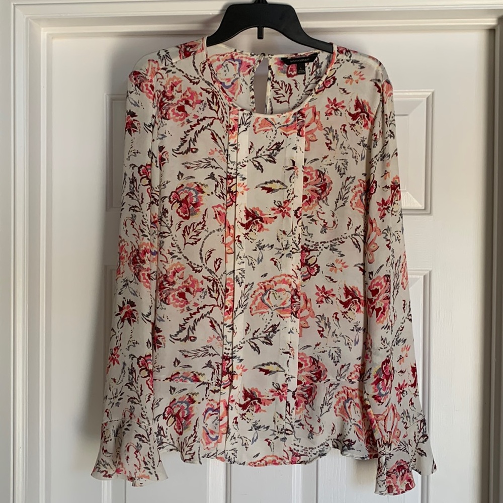 Banana Republic Floral Blouse/Top
